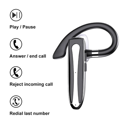 Mpow 530 Bluetooth 5.1 Headset Handsfree Calling Bluetooth Wireless Headphone with 10H Talk Time for Business Car Driver Trucker