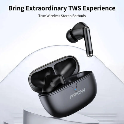 Mpow S65 True Wireless Earbuds - Bluetooth 5.3 Headphones with 30H Playback SBC Low-Latency Gaming Mode in-Ear Earbuds for Phone