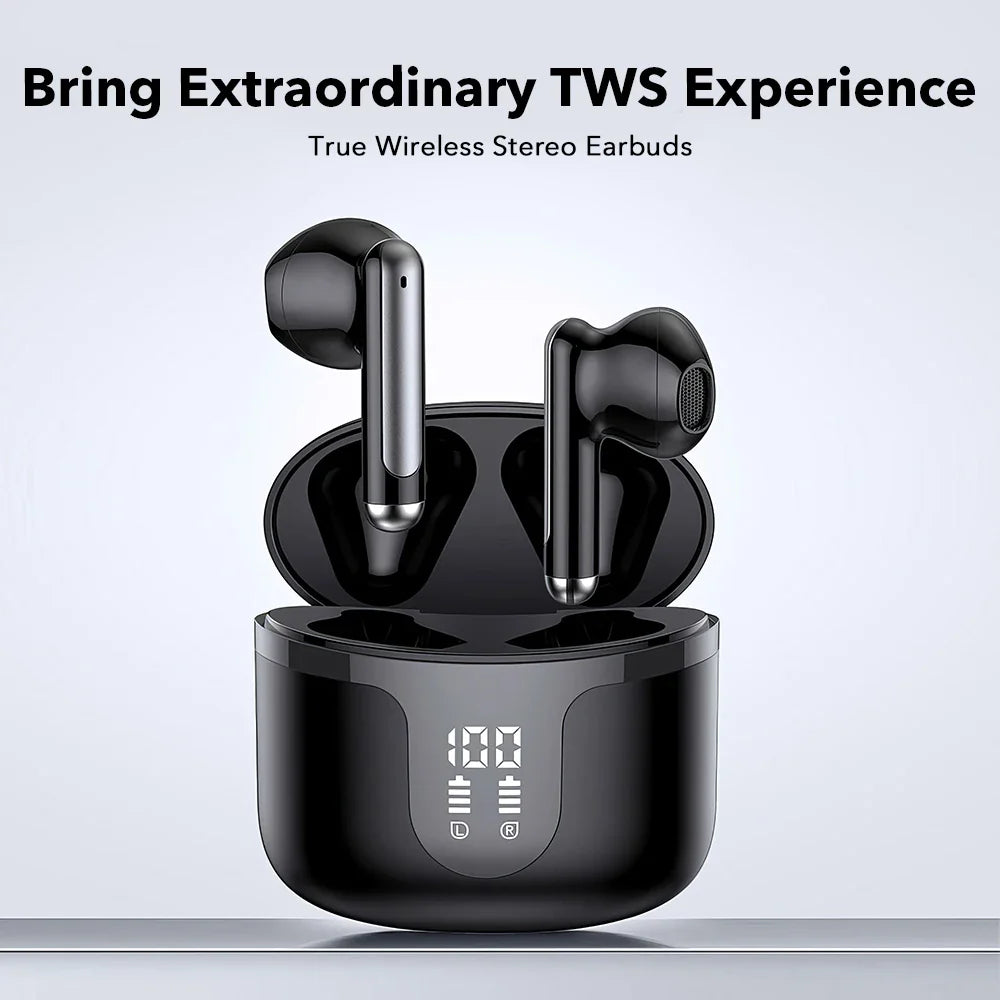 Mpow S47 True Wireless Bluetooth V5.3 Earphones with 35H Playback TWS Waterproof Earbuds for iPhone Huawei Xiaomi All Smartphone