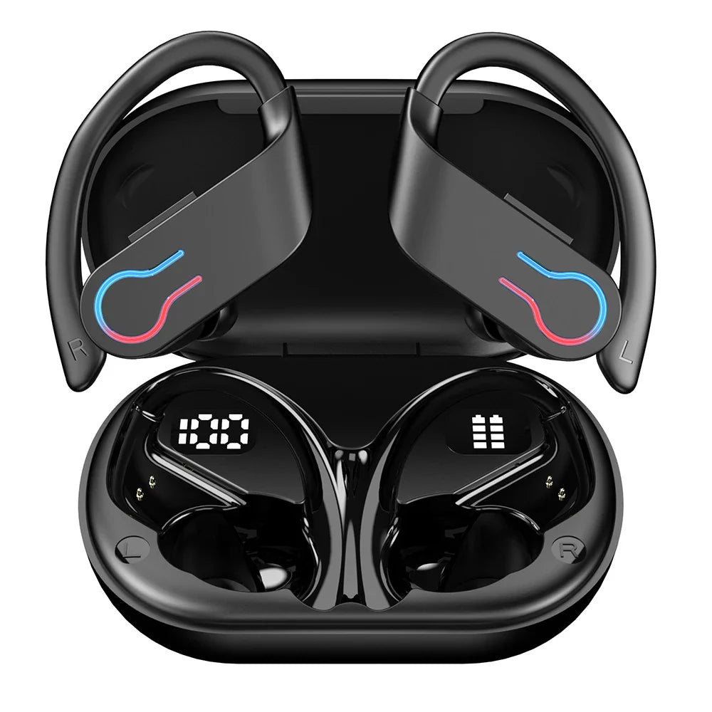 Mpow Q63 Bluetooth 5.3 Earphones Sports Headset Wireless In-Ear 200H Standby Time IPX7 Waterproof HiFi Stereo Gaming Earbuds