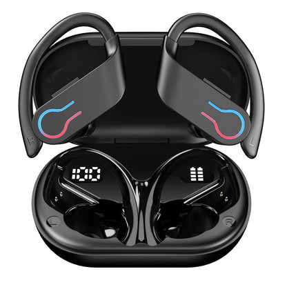 Mpow Q63 Bluetooth 5.3 Earphones Sports Headset Wireless In-Ear 200H Standby Time IPX7 Waterproof HiFi Stereo Gaming Earbuds
