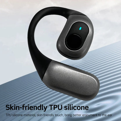 Mpow J13 True Wireless Sports Earphones,Bluetooth 5.3 OWS Open Ear Headsets with Earhooks 25 Hrs Playtime & ENC Noise Reduction