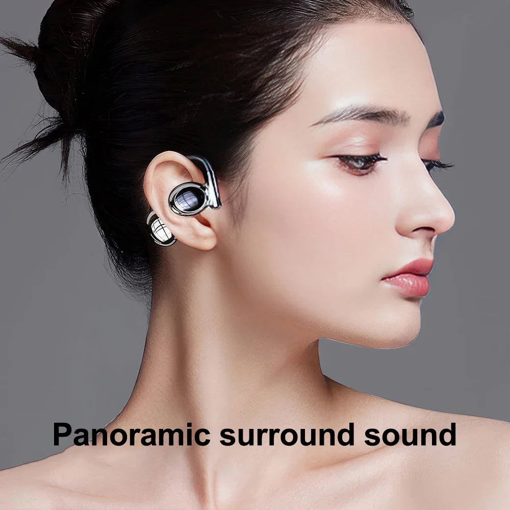 Mpow YYK-880 Open Ear Headphones Bluetooth 5.3 Wireless Earbuds with Earhooks for Office Work/Leisure/Sports,Up to 60H Playtime