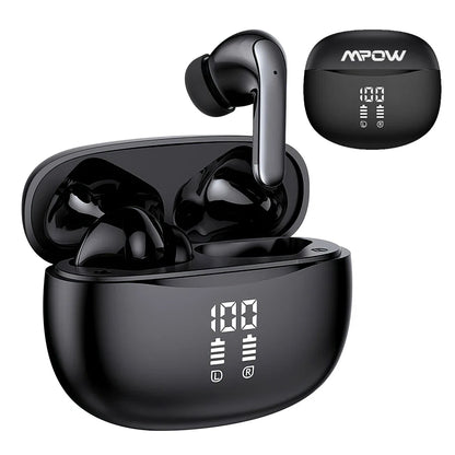 Mpow S47 True Wireless Bluetooth V5.3 Earphones with 35H Playback TWS Waterproof Earbuds for iPhone Huawei Xiaomi All Smartphone