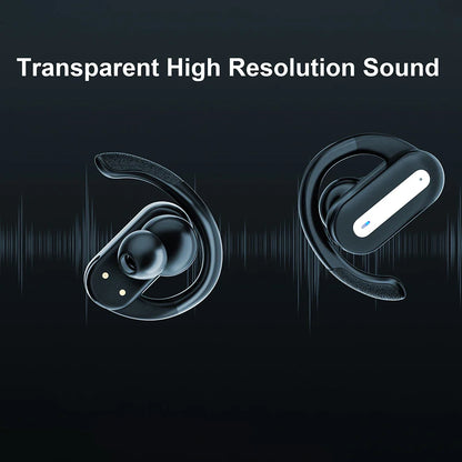 Mpow SP36 In-ear Bluetooth 5.4 Headphones Touch Control TWS Earphones with Earhook Wireless Sports Earphones 40 Hours Playtime