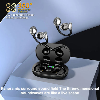 Mpow YYK-880 Open Ear Headphones Bluetooth 5.3 Wireless Earbuds with Earhooks for Office Work/Leisure/Sports,Up to 60H Playtime