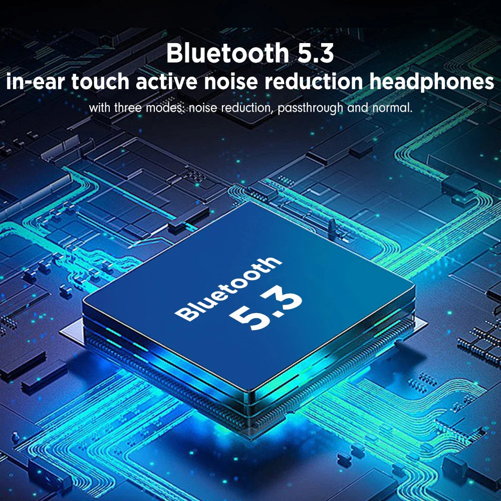 Mpow XY-17 ANC Active Noise Reduction Earphones Bluetooth 5.3 In-ear Sports Headphones with Dual Mic 24H Immersive Music Headset