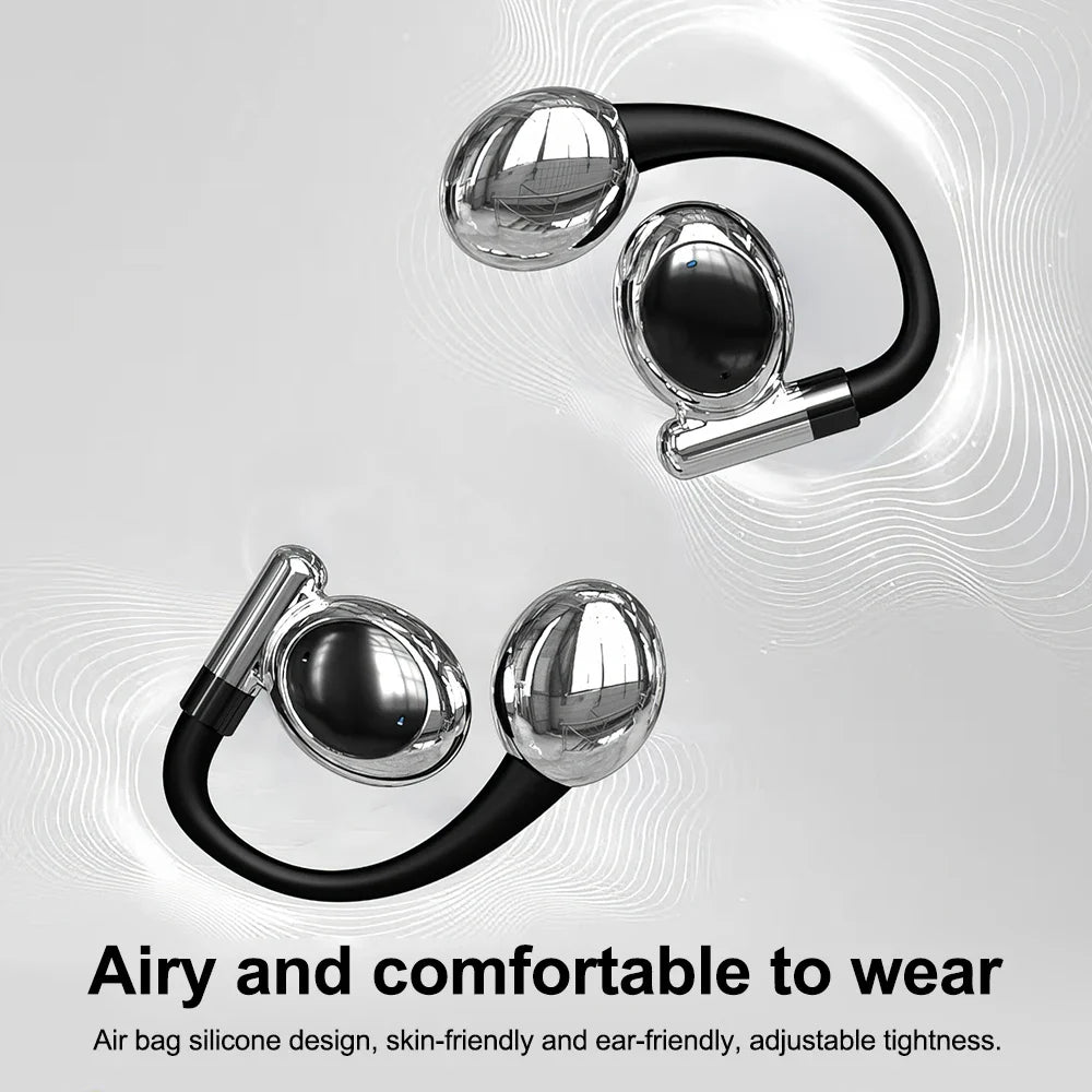 Mpow YYK-880 Open Ear Headphones Bluetooth 5.3 Wireless Earbuds with Earhooks for Office Work/Leisure/Sports,Up to 60H Playtime