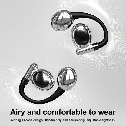 Mpow YYK-880 Open Ear Headphones Bluetooth 5.3 Wireless Earbuds with Earhooks for Office Work/Leisure/Sports,Up to 60H Playtime