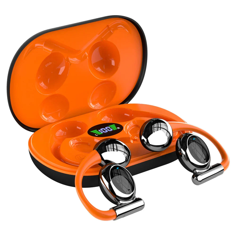 Mpow YYK-880 Open Ear Headphones Bluetooth 5.3 Wireless Earbuds with Earhooks for Office Work/Leisure/Sports,Up to 60H Playtime