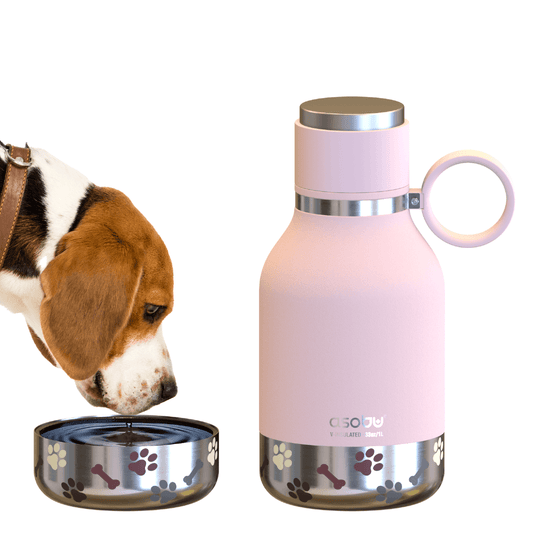 Pink Dog Bowl Bottle by ASOBU®