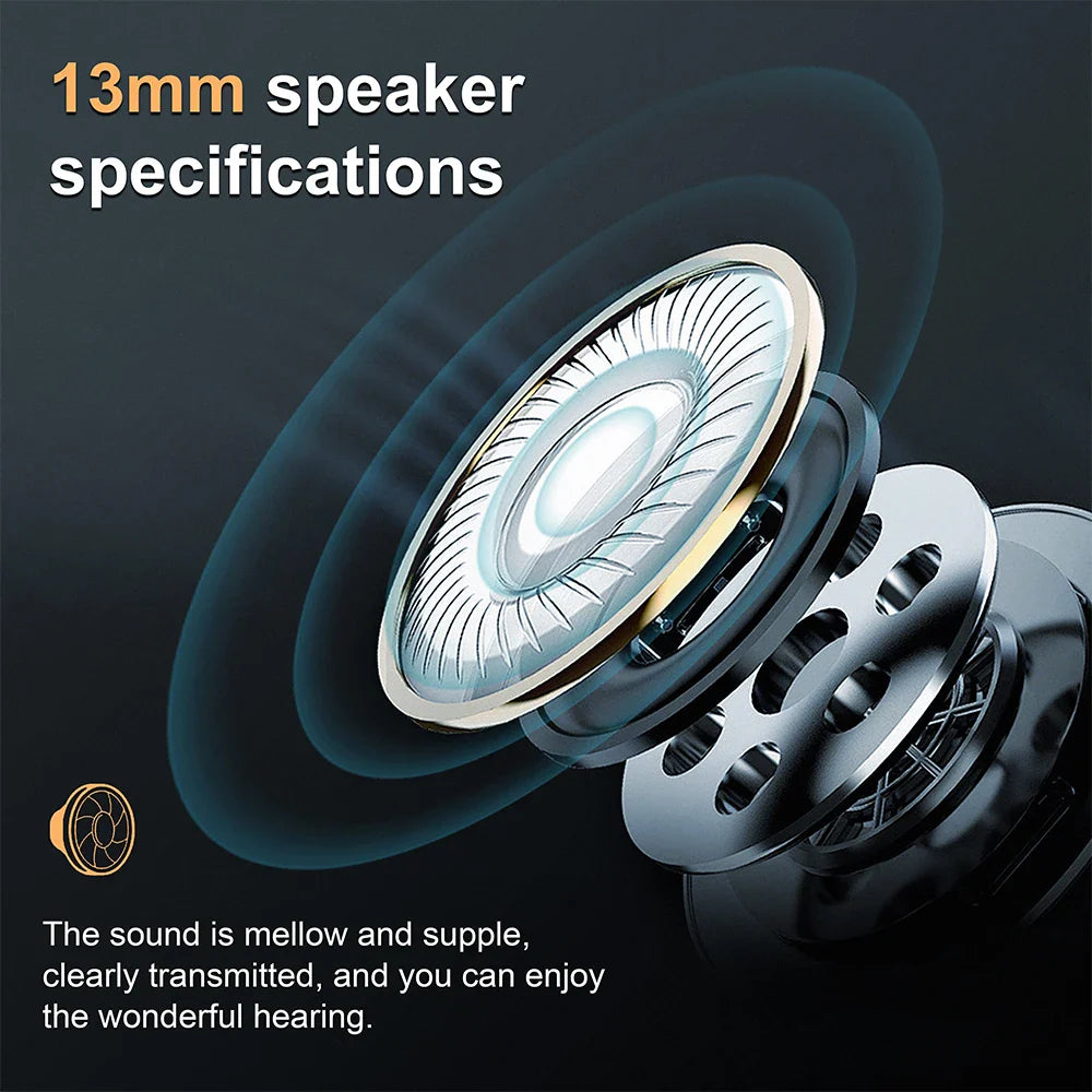 Mpow SP36 In-ear Bluetooth 5.4 Headphones Touch Control TWS Earphones with Earhook Wireless Sports Earphones 40 Hours Playtime