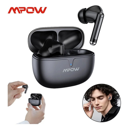 Mpow S65 True Wireless Earbuds - Bluetooth 5.3 Headphones with 30H Playback SBC Low-Latency Gaming Mode in-Ear Earbuds for Phone