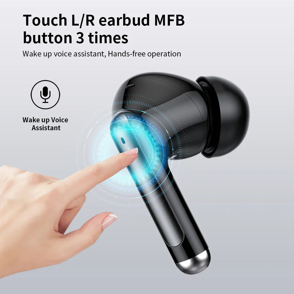 Mpow S65 True Wireless Earbuds - Bluetooth 5.3 Headphones with 30H Playback SBC Low-Latency Gaming Mode in-Ear Earbuds for Phone