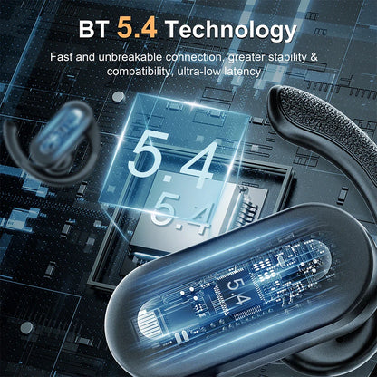 Mpow SP36 In-ear Bluetooth 5.4 Headphones Touch Control TWS Earphones with Earhook Wireless Sports Earphones 40 Hours Playtime