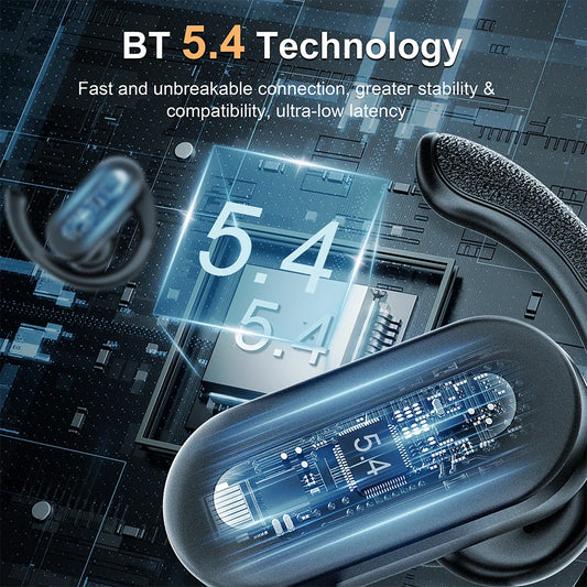 Mpow SP36 In-ear Bluetooth 5.4 Headphones Touch Control TWS Earphones with Earhook Wireless Sports Earphones 40 Hours Playtime