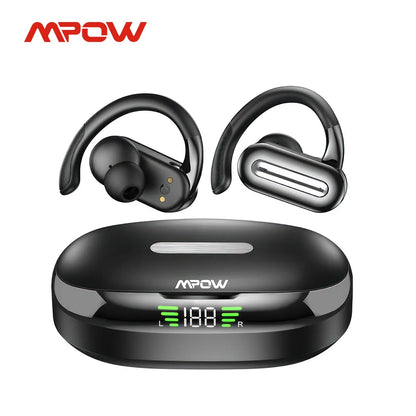 Mpow SP36 In-ear Bluetooth 5.4 Headphones Touch Control TWS Earphones with Earhook Wireless Sports Earphones 40 Hours Playtime