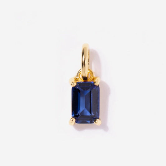 Sapphire Necklace Charm by Little Sky Stone