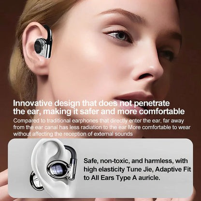 Mpow YYK-880 Open Ear Headphones Bluetooth 5.3 Wireless Earbuds with Earhooks for Office Work/Leisure/Sports,Up to 60H Playtime