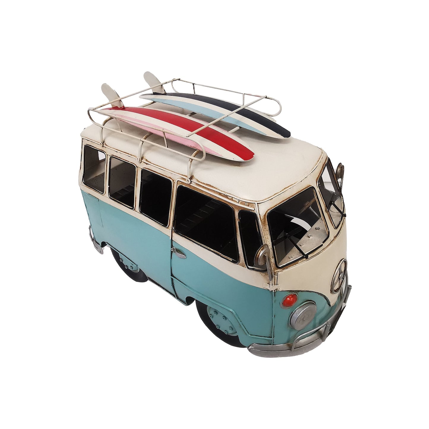 Oversized Vintage VW Bus Metal Model by Peterson Housewares & Artwares