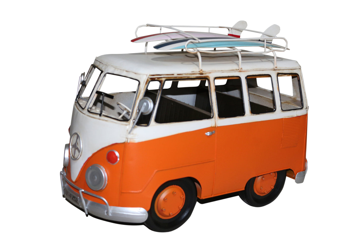 Oversized Vintage VW Bus Metal Model by Peterson Housewares & Artwares