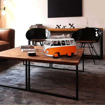 Oversized Vintage VW Bus Metal Model by Peterson Housewares & Artwares