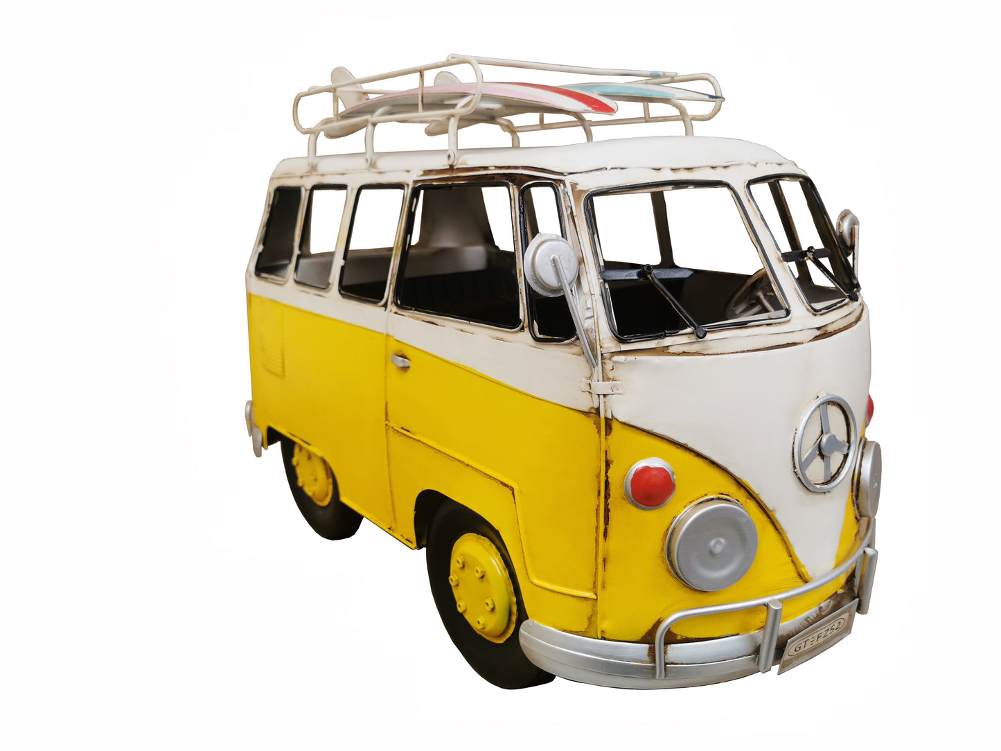 Oversized Vintage VW Bus Metal Model by Peterson Housewares & Artwares