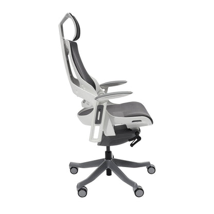 Techni Mobili LUX Ergonomic Executive Chair, Grey by Level Up Desks