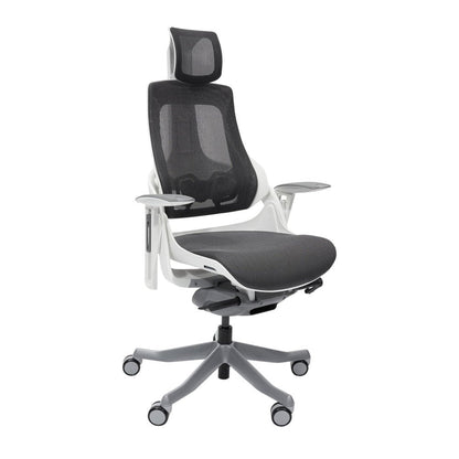 Techni Mobili LUX Ergonomic Executive Chair, Grey by Level Up Desks