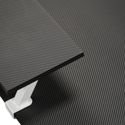 Techni Sport Warrior L-Shaped Gaming Desk, White by Level Up Desks