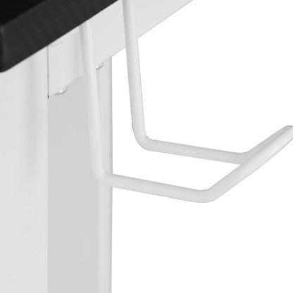 Techni Sport Warrior L-Shaped Gaming Desk, White by Level Up Desks
