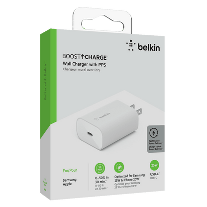 Belkin Boost Charge 25W USB C PD PPS Wall Charger by Belkin