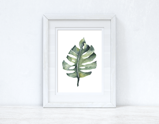 Watercolour Greenery Swiss 1 Bedroom Home Kitchen Living Room Wall Decor Print by WinsterCreations™ Official Store