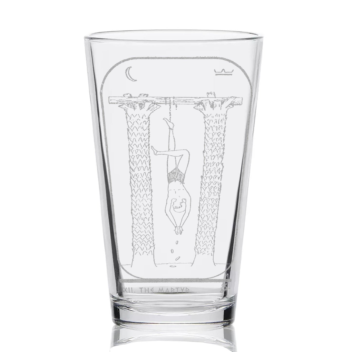 EGYPTIAN TAROT CARD Pint Glasses by LumEngrave