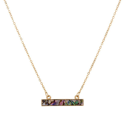 Abalone Shell Necklace by Hollywood Sensation®