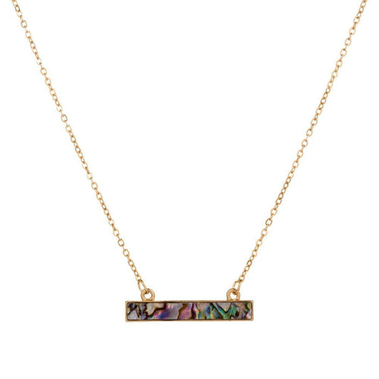 Abalone Shell Necklace by Hollywood Sensation®