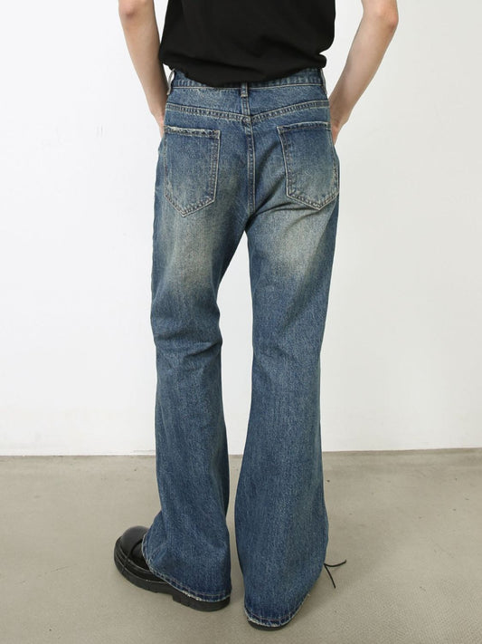 Men's Distressed Jeans with Pockets