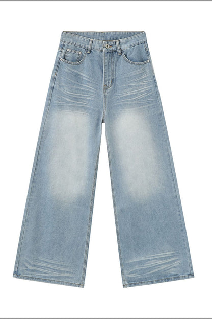 Wide Leg Jeans with Pockets