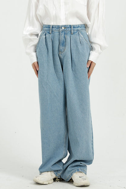 Wide Leg Jeans with Pockets