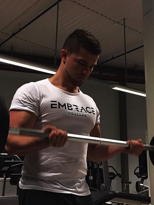 Men's Letter Graphic Round Neck Short Sleeve T-Shirt