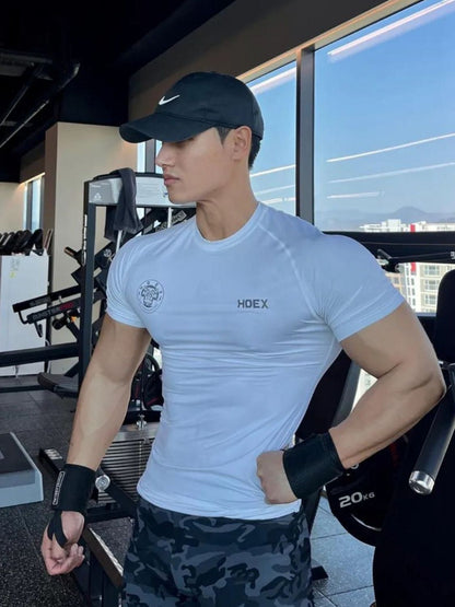 Men's Plus Size Round Neck Short Sleeve T-Shirt