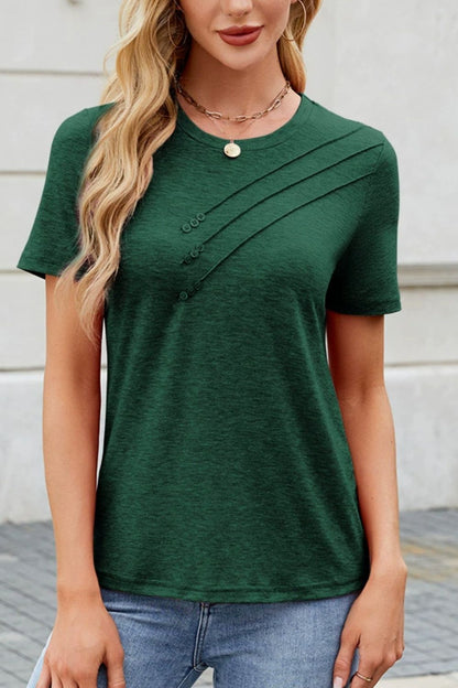 Round Neck Short Sleeve T-Shirt