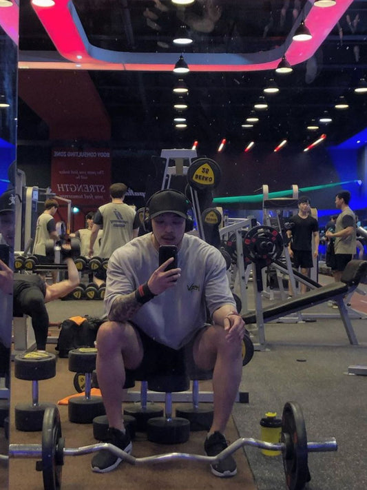 Men's Plus Size Round Neck Half Sleeve T-Shirt