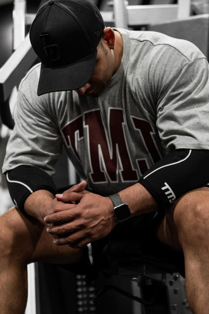 Men's Plus Size Letter Round Neck Half Sleeve T-Shirt