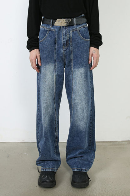 Men's Wide Straight Leg Jeans