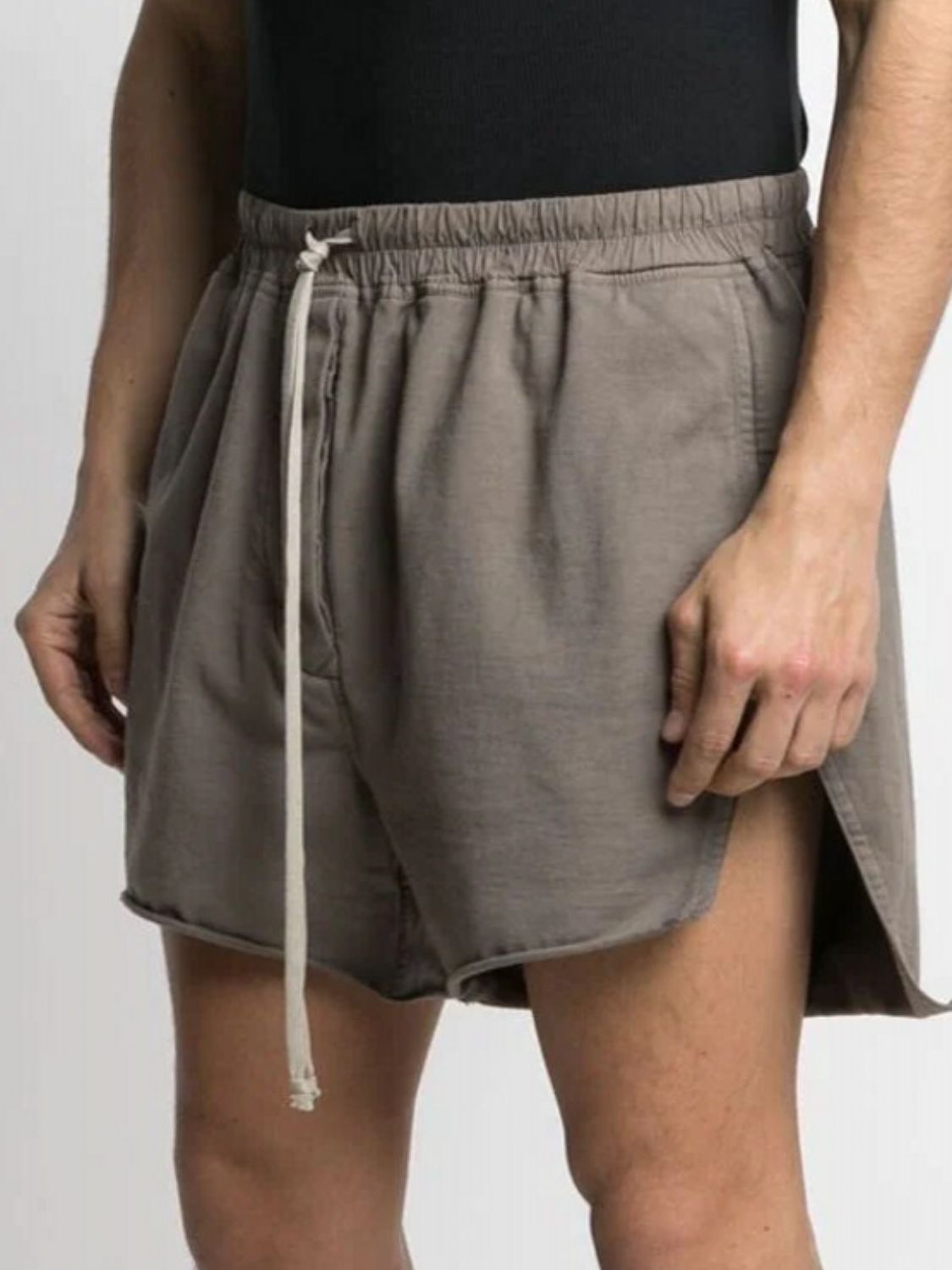Men's Plus Size Drawstring Active Shorts