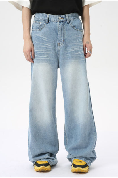Wide Leg Jeans with Pockets