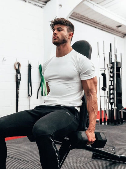 Men's Plus Size Round Neck Short Sleeve T-Shirt