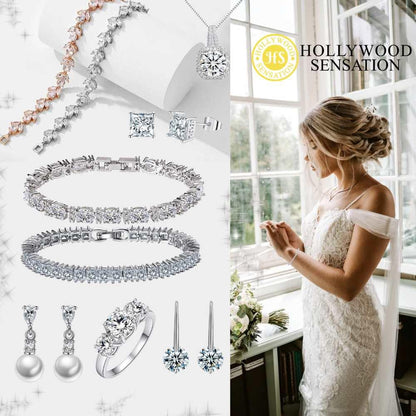 Cubic Zirconia Heart Ring by Hollywood Sensation®