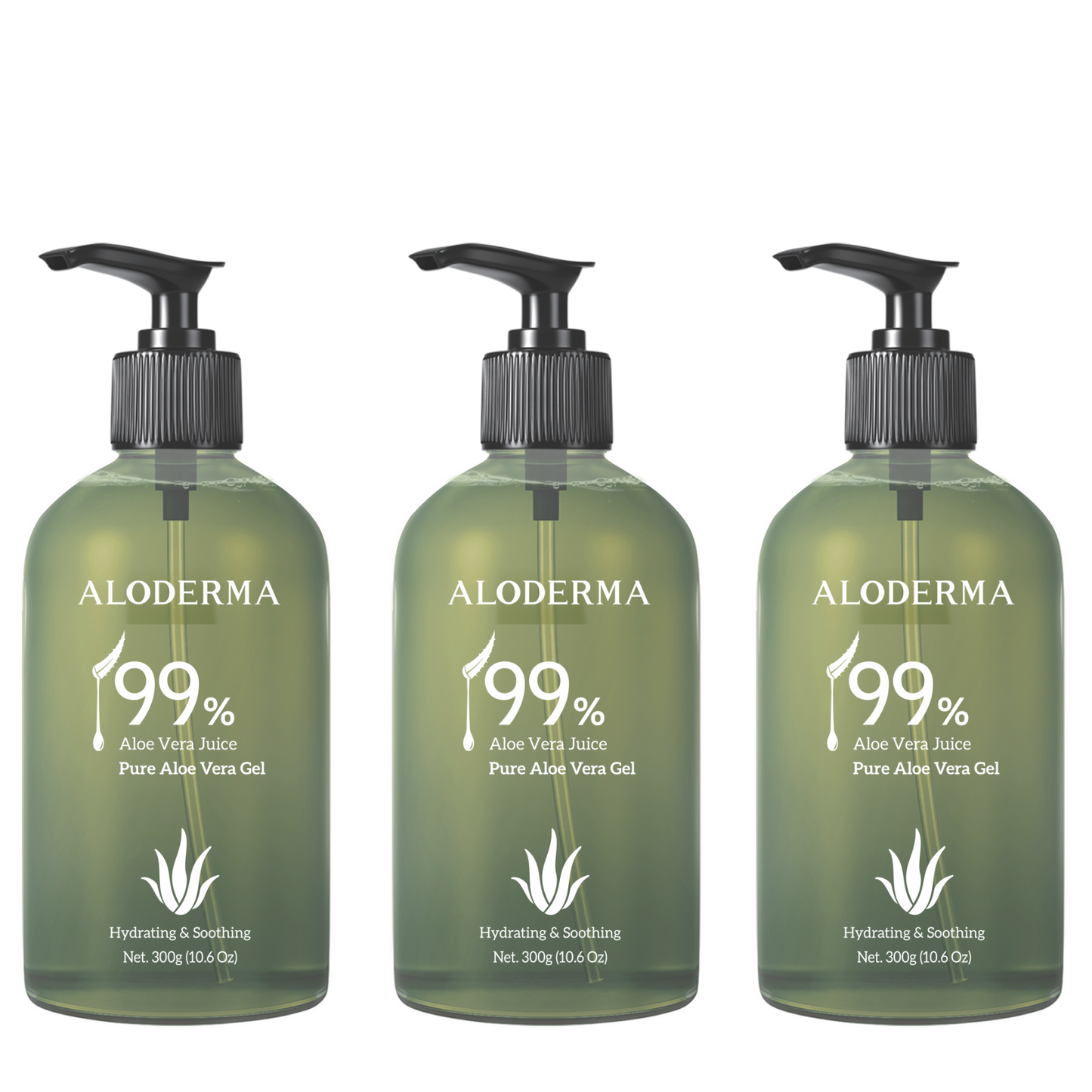 ALODERMA Pure Aloe Vera Gel 300g by AloeCure